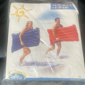 VTG  2006 Intex The Wet Set Canvas Surf Rider Inflatable Raft 59194 Red 45x29